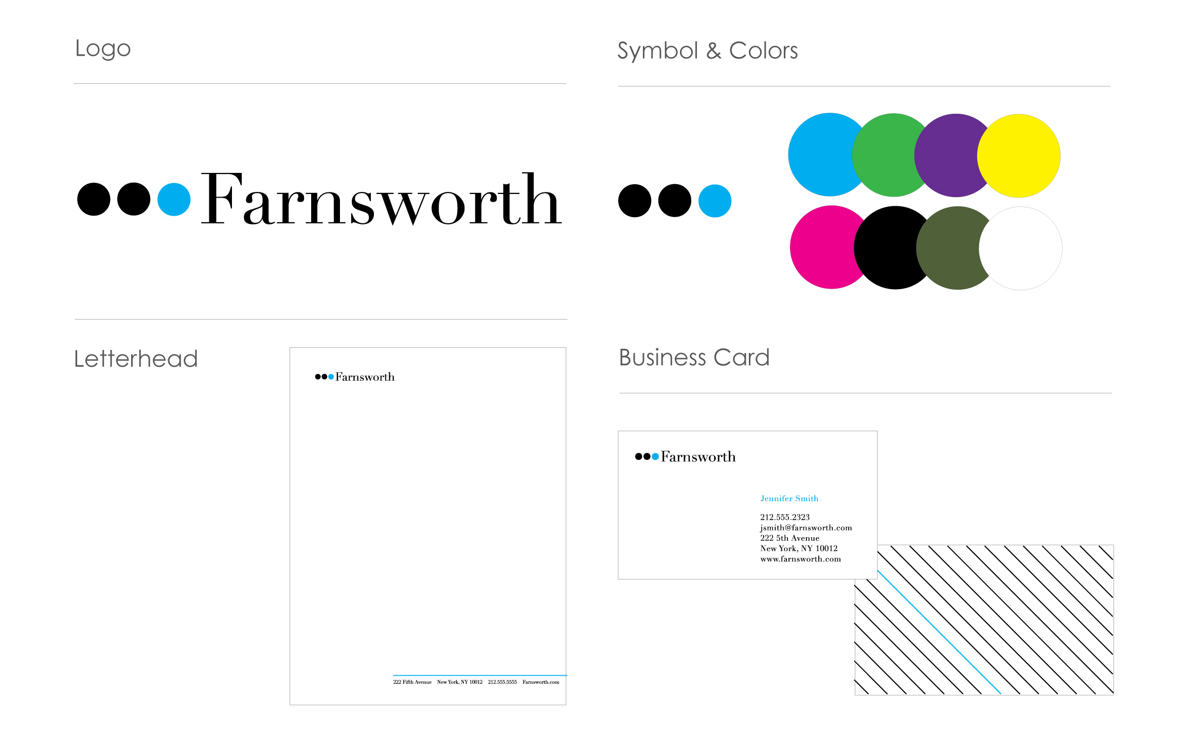 Financial Company, Logo Branding, Business Cards