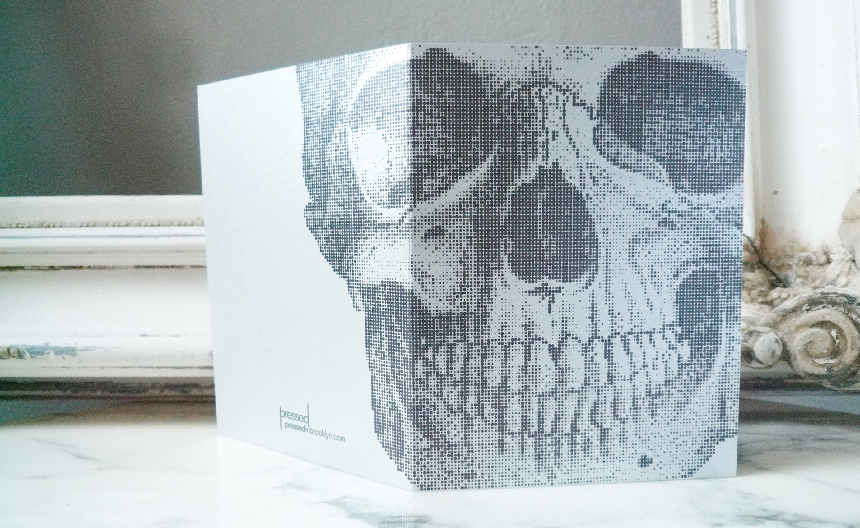 Letterpress, Illustration, Skull, Graphic Design